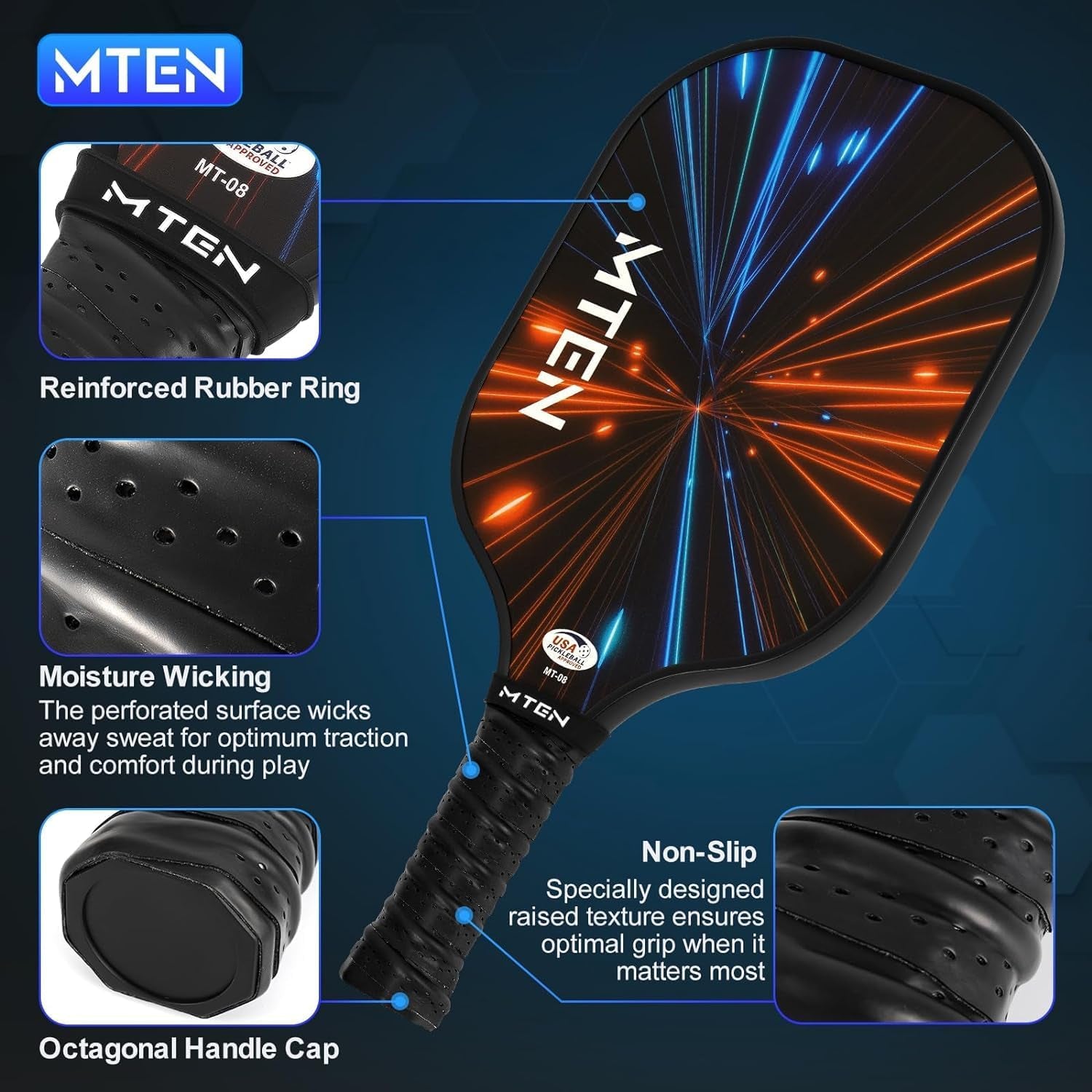 Pickleball Paddles Set of 2/4 - USAPA Approved