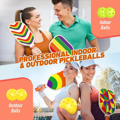 Pickleball Paddles Set of 2/4 - USAPA Approved