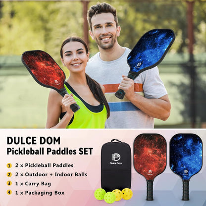 Pickleball Paddles Set of 2/4 - USAPA Approved
