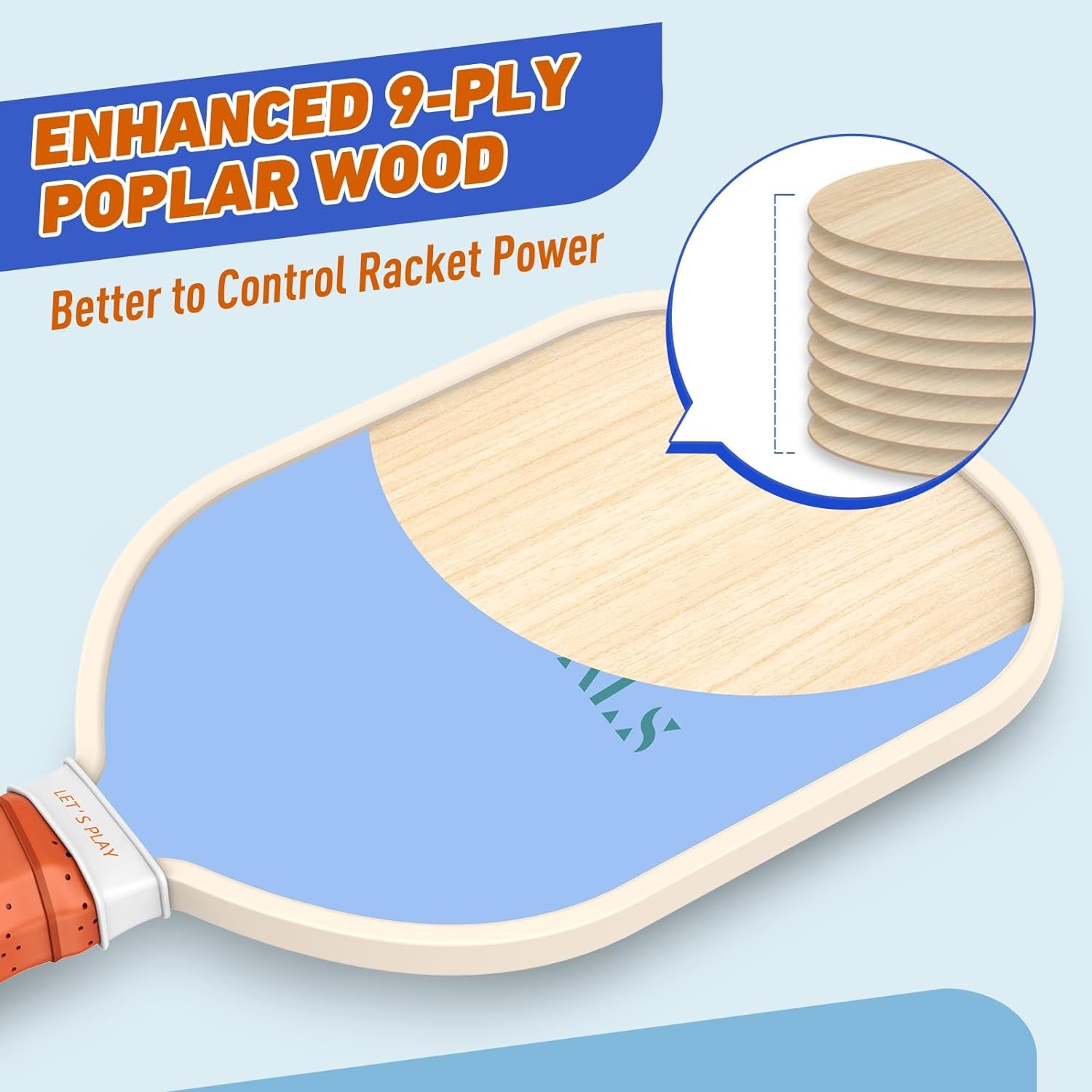 Pickleball Paddles Set of 2/4 - USAPA Approved