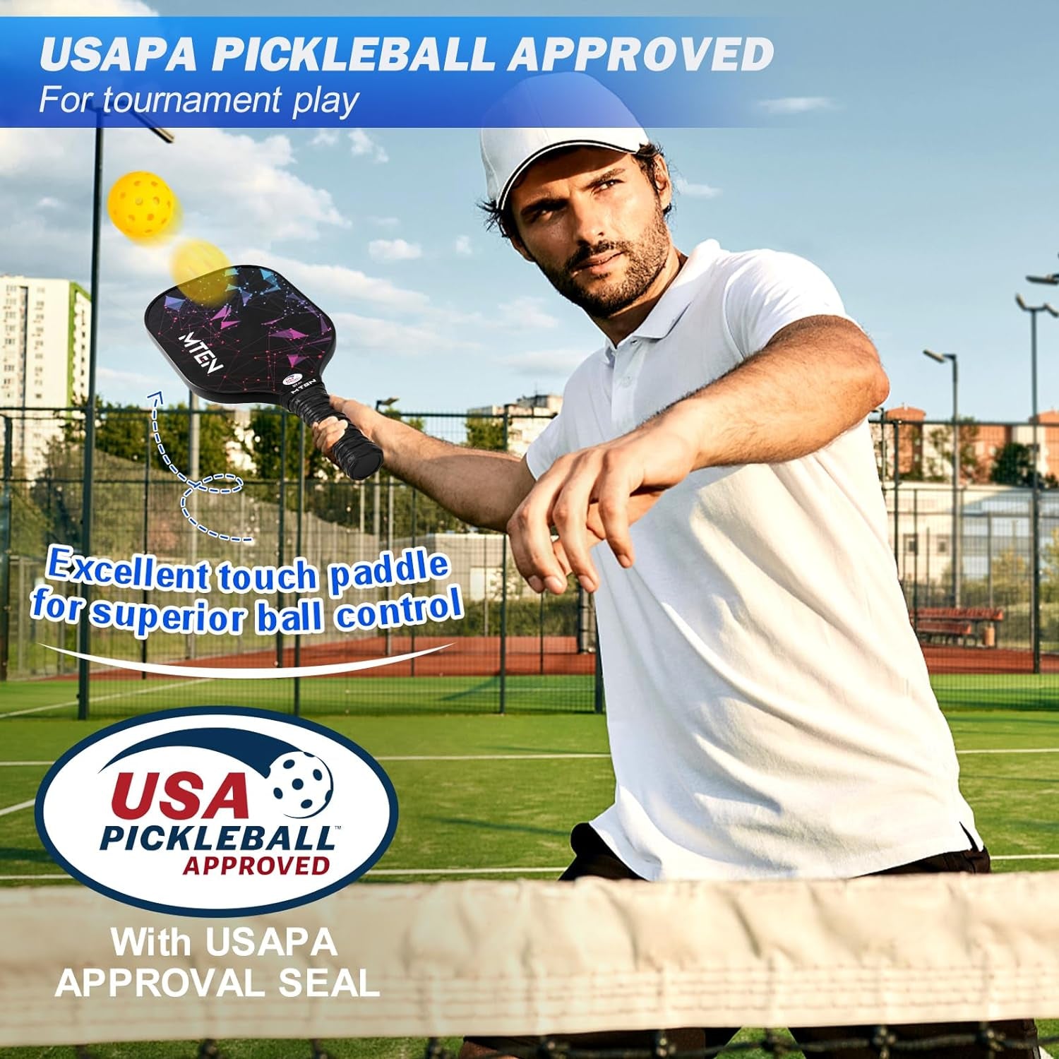 Pickleball Paddles Set of 2/4 - USAPA Approved