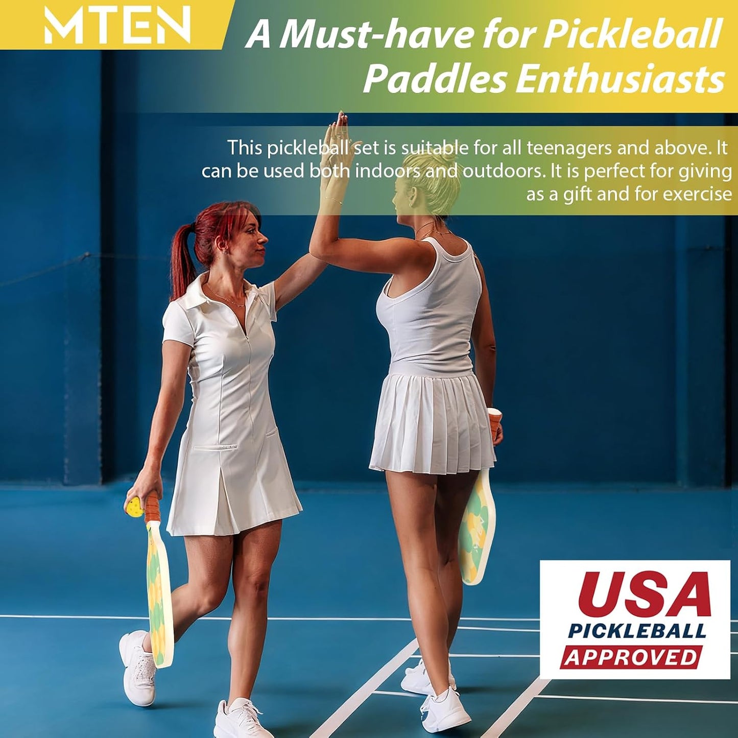 Pickleball Paddles Set of 2/4 - USAPA Approved