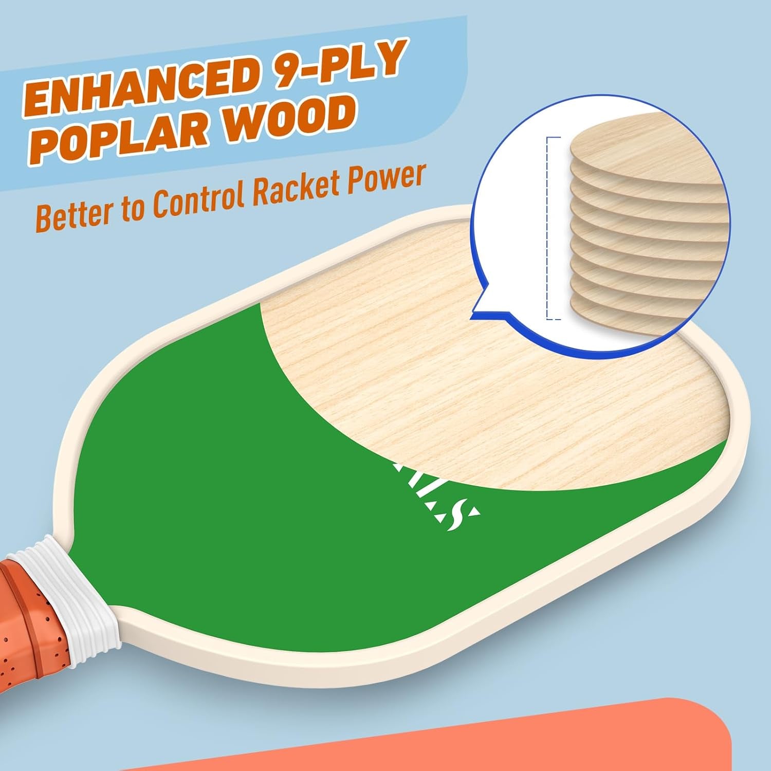 Pickleball Paddles Set of 2/4 - USAPA Approved