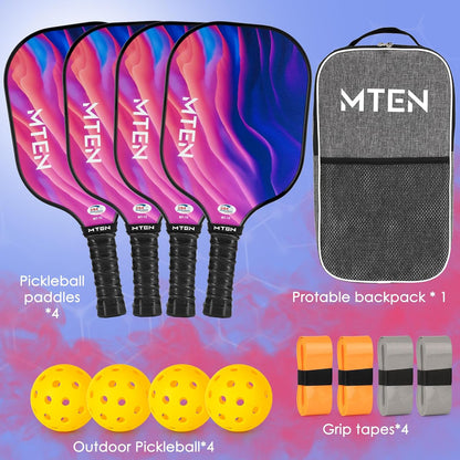Pickleball Paddles Set of 2/4 - USAPA Approved