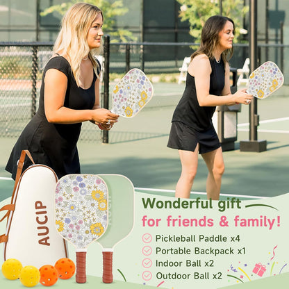 Pickleball Paddles Set of 2/4 - USAPA Approved