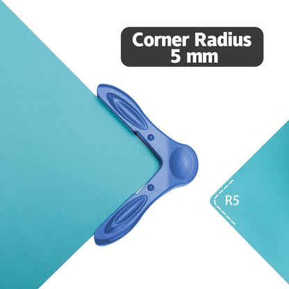 5 mm Corner Rounder Paper Punch for Cards, Photos & Crafts – Blue