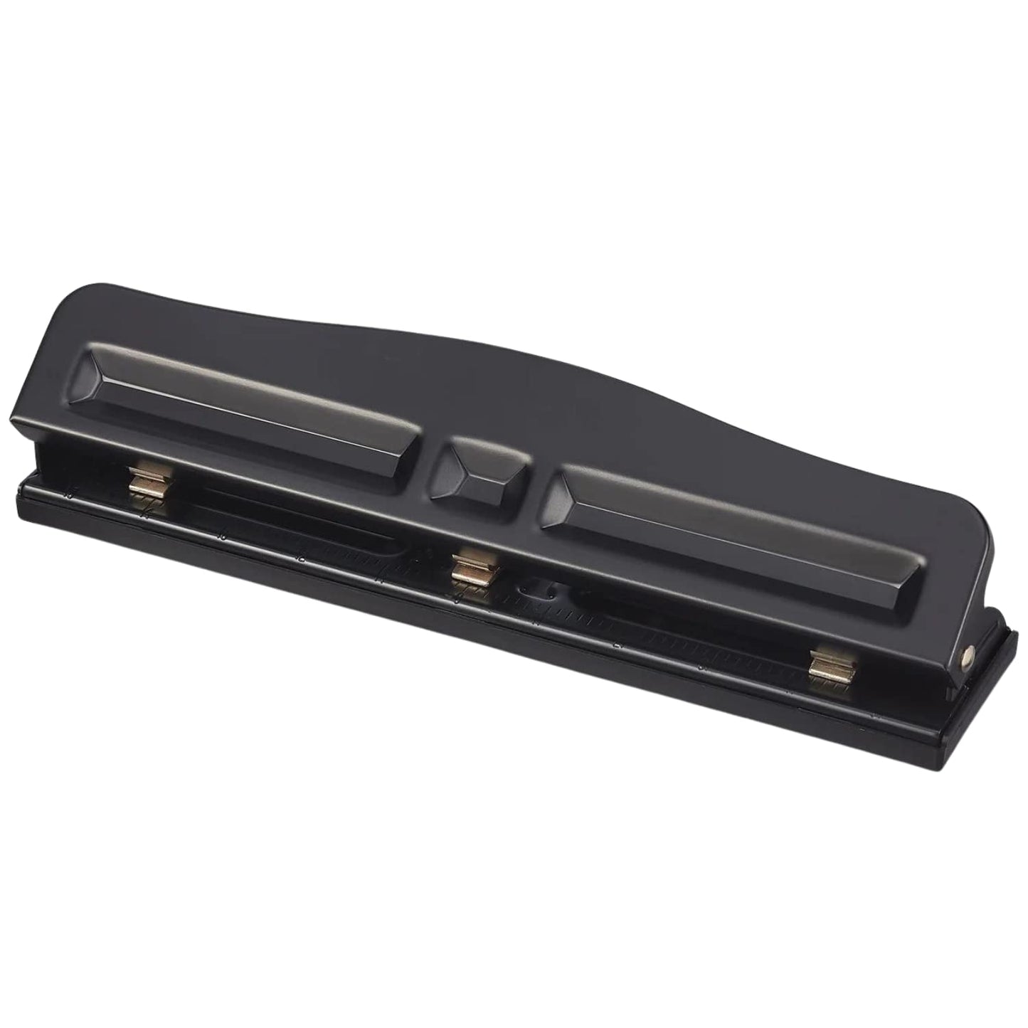 Adjustable 3-Hole Punch – 10-Sheet Metal Hole Puncher for Office, School and Home