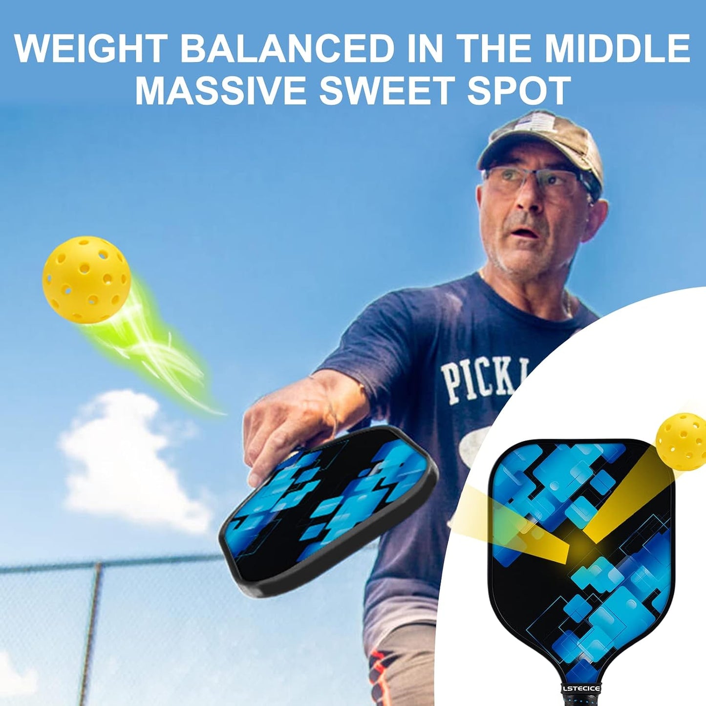 Pickleball Paddles Set of 2/4 - USAPA Approved