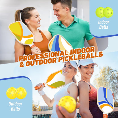 Pickleball Paddles Set of 2/4 - USAPA Approved