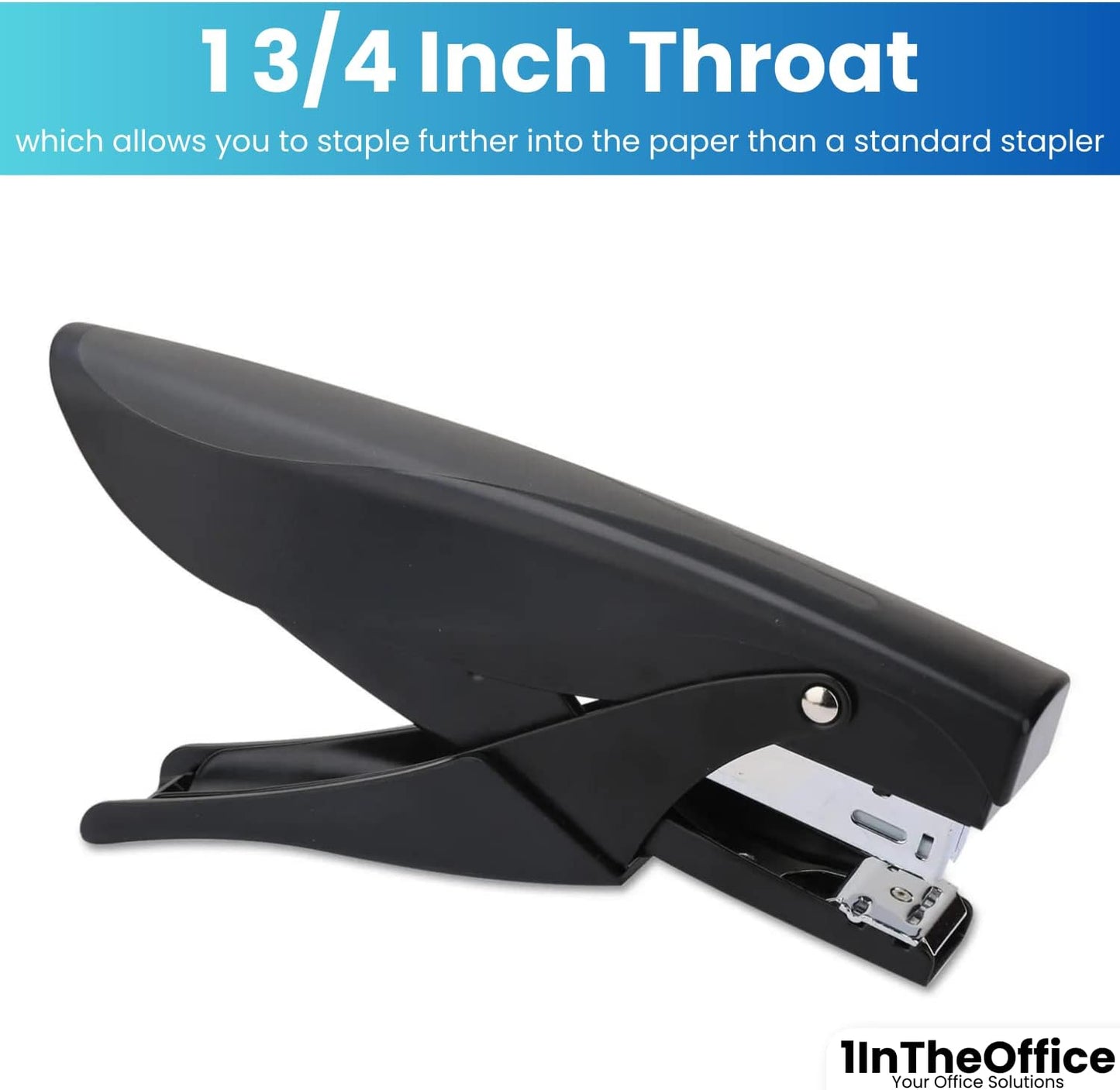 Handheld Plier Stapler – 20-Sheet Capacity Ergonomic Stapler for Office, Warehouse and Mobile Use