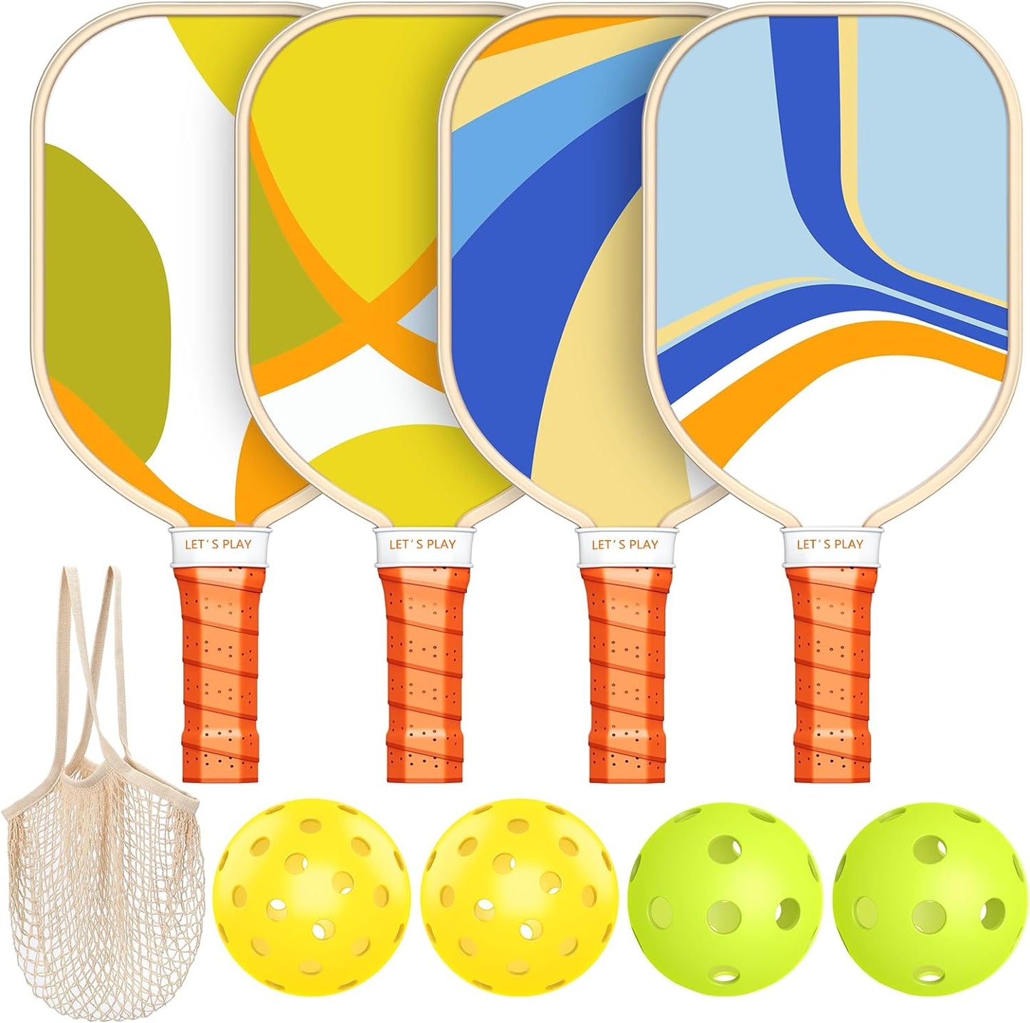 Pickleball Paddles Set of 2/4 - USAPA Approved