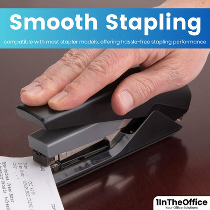 Standard 1/4-Inch Staples – 25,000 Count, 5-Pack for Office, School and Home Staplers