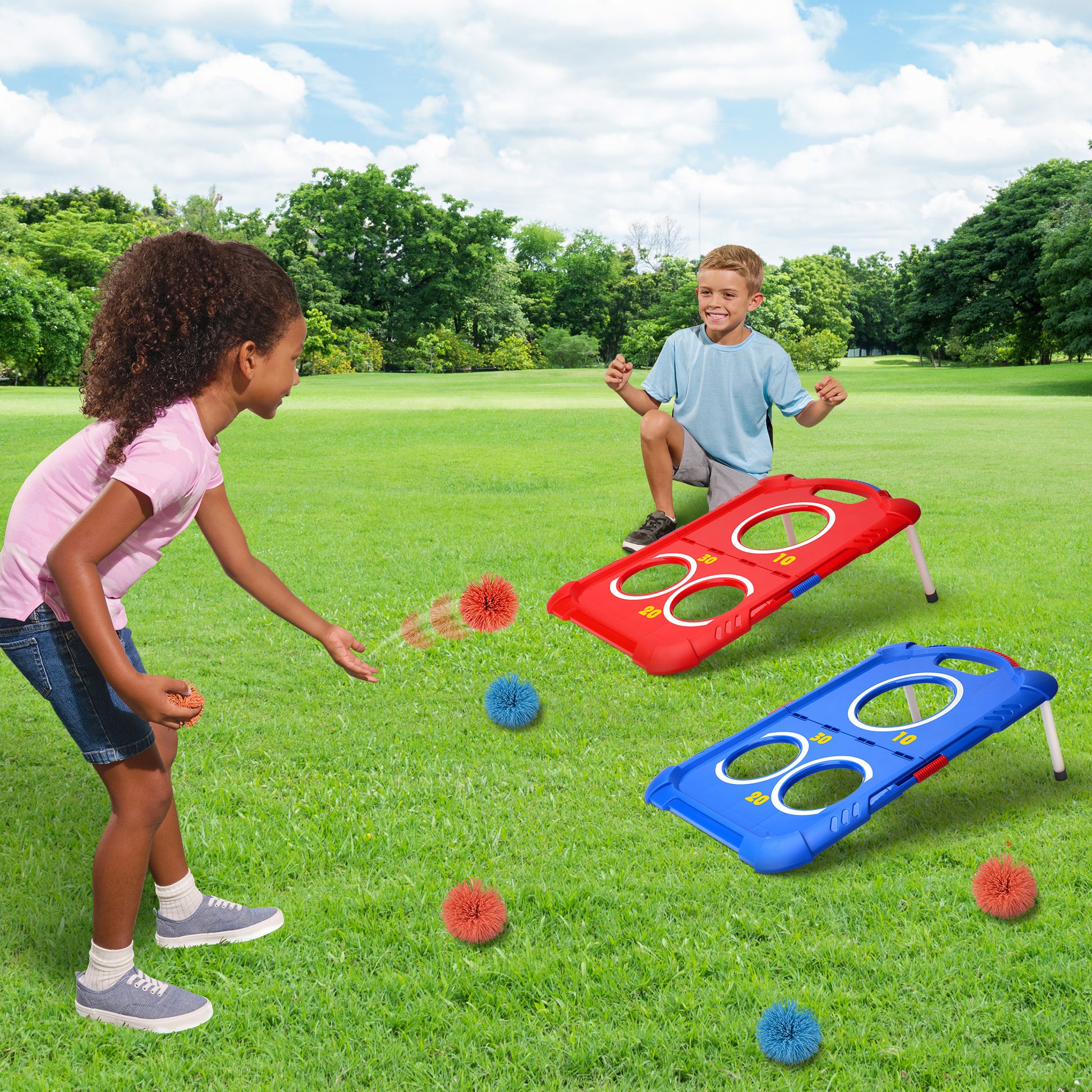 Ball Toss Game for Children Ages 6 and Up