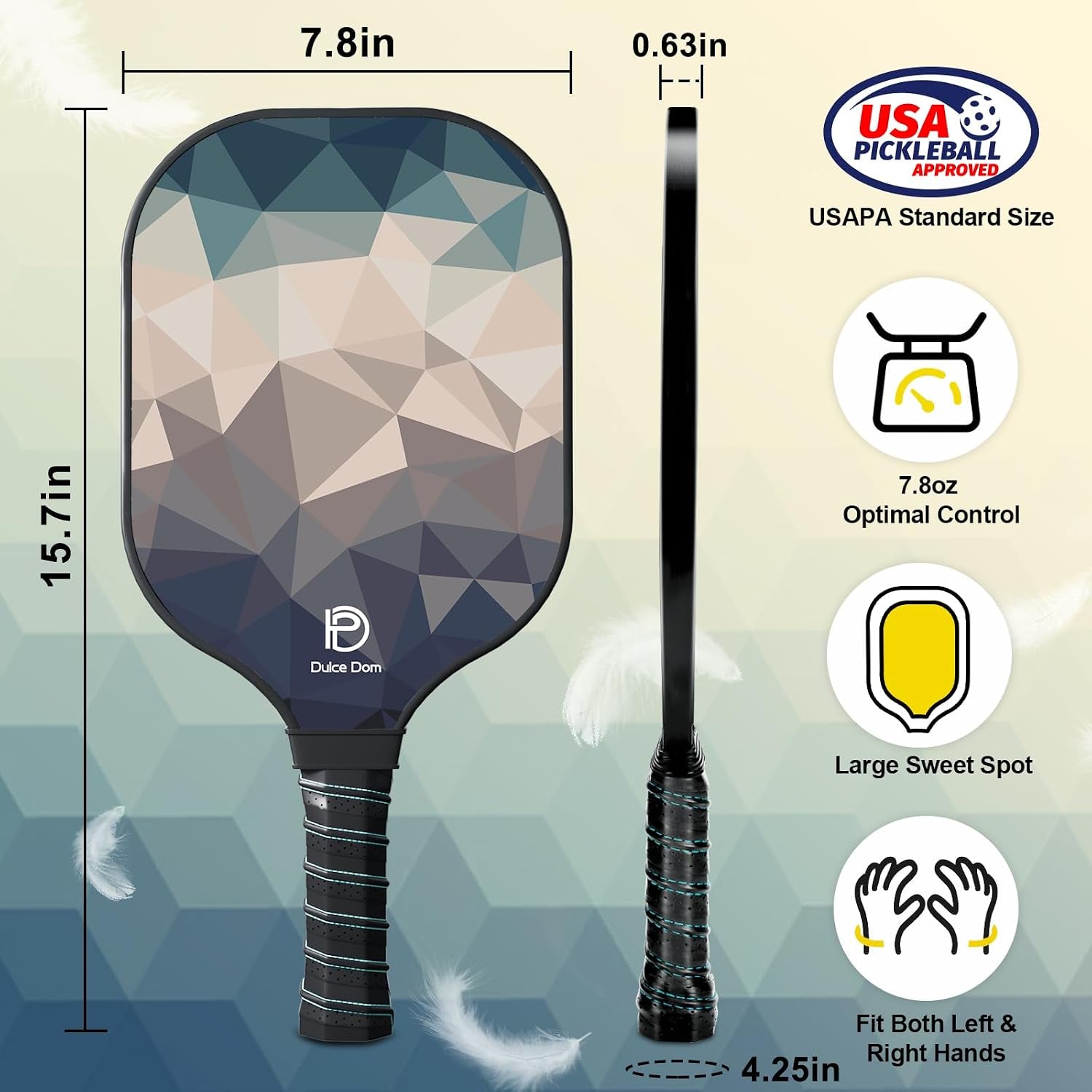 Pickleball Paddles Set of 2/4 - USAPA Approved