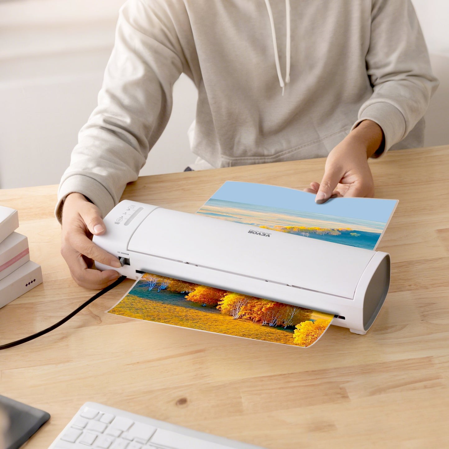 Laminator Machine Cold & Hot Laminator for Max A3 Size 3-5 Mil Thickness