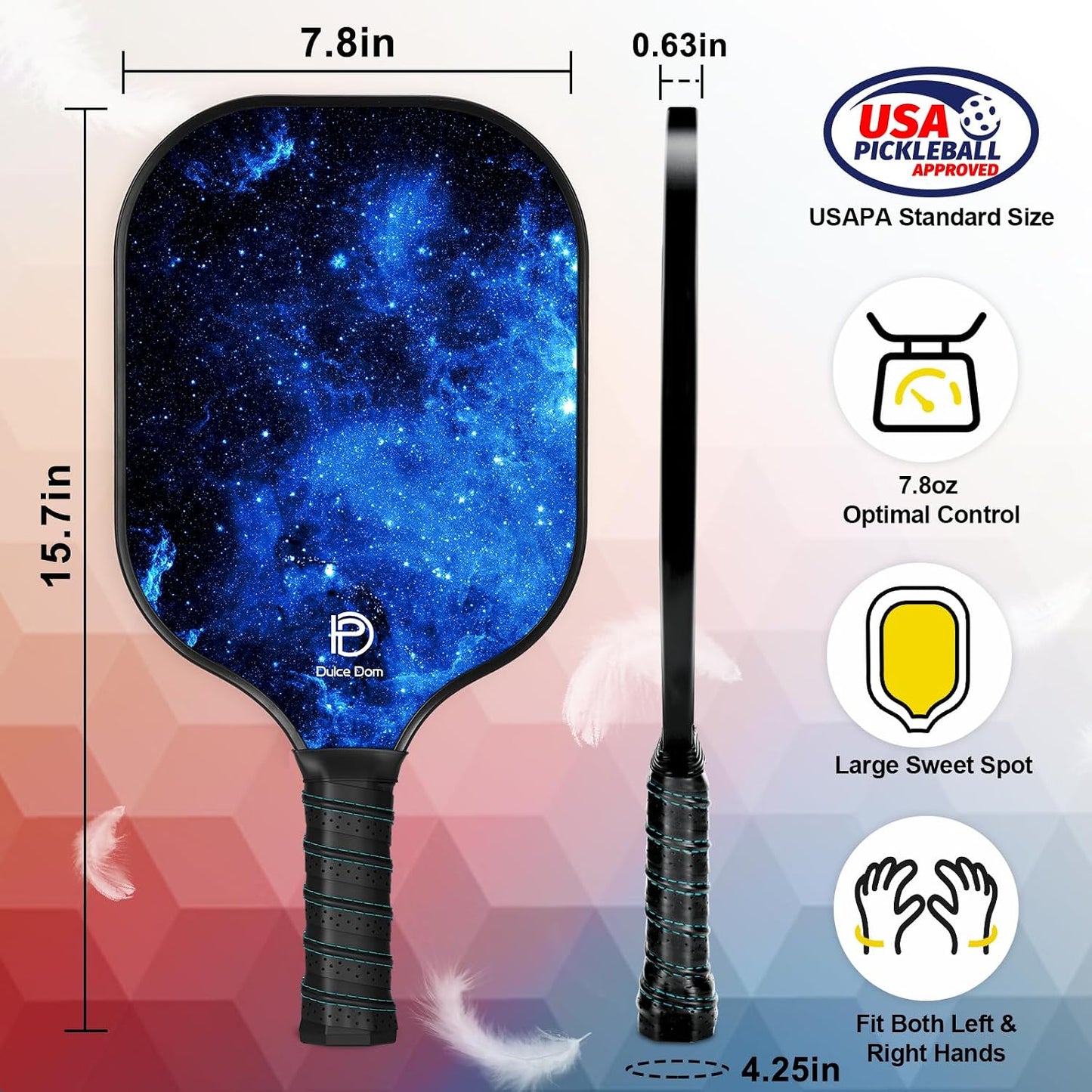 Pickleball Paddles Set of 2/4 - USAPA Approved
