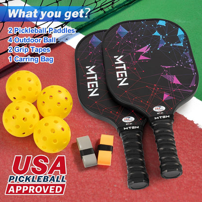 Pickleball Paddles Set of 2/4 - USAPA Approved