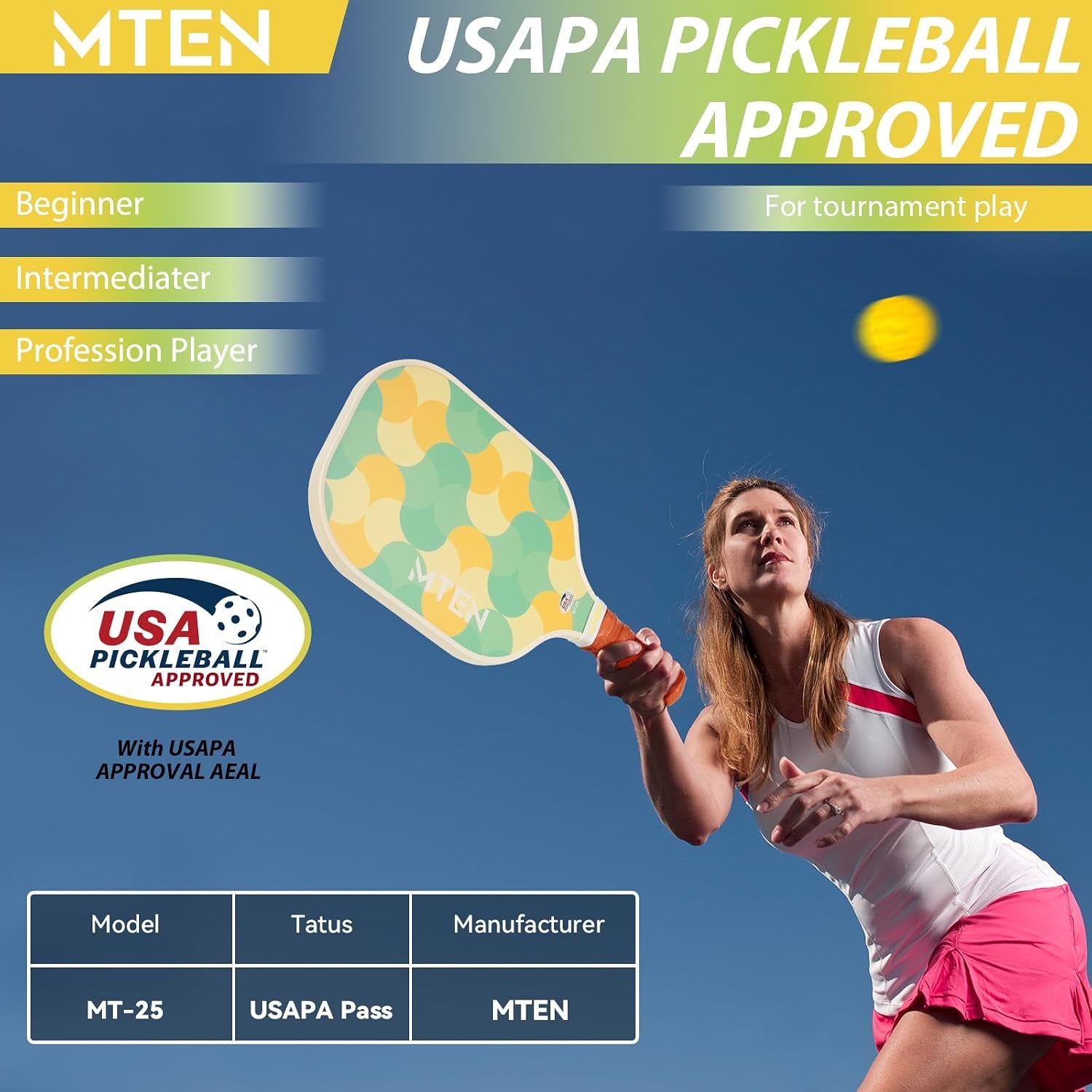 Pickleball Paddles Set of 2/4 - USAPA Approved